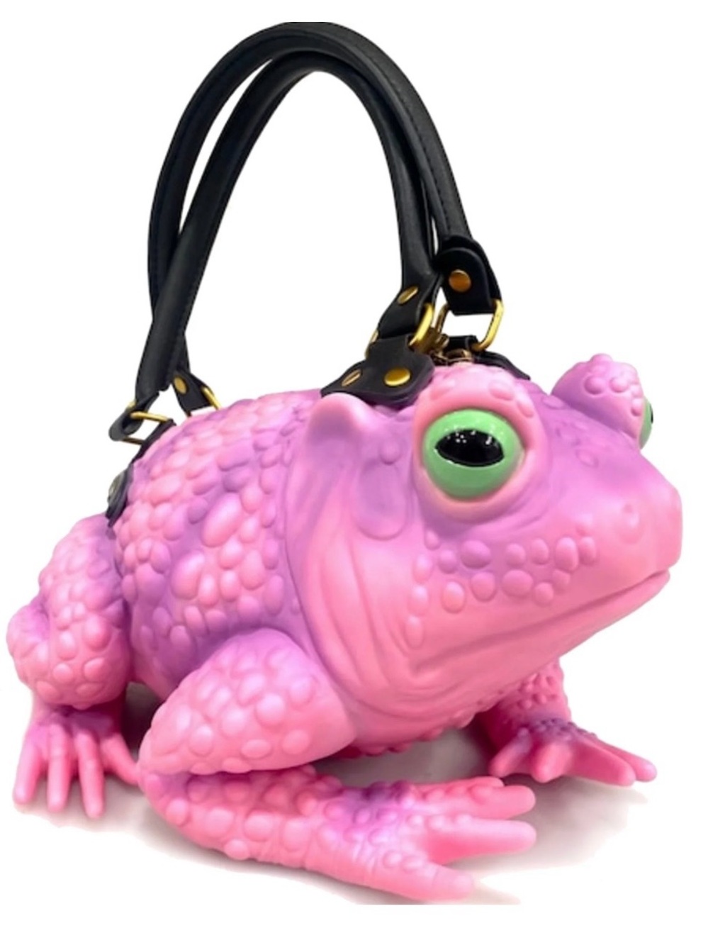 Pink Pastel Multi Official Windy Willow Unique Frog Crossbody Handbag